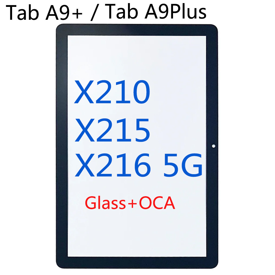 For Samsung Galaxy Tab A9 X110 X115 Tou Screen Panel Tablet A9+ Plus X210 X215 X216 Front Outer LCD 