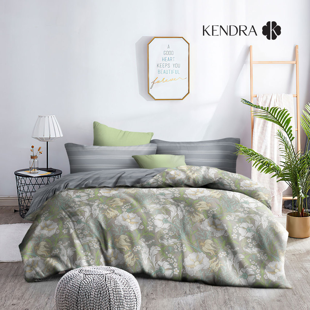 KENDRA PREMIUM Bedcover Sprei Set Rosen