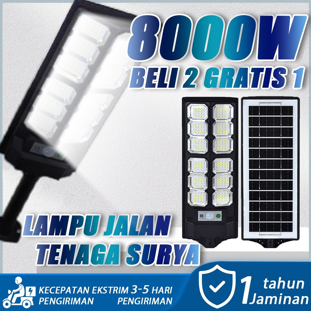 everleafco - (Beli 1 gratis 2) lampu baterai tenaga surya,  Lampu jalan tenaga surya,lampu luar ruan