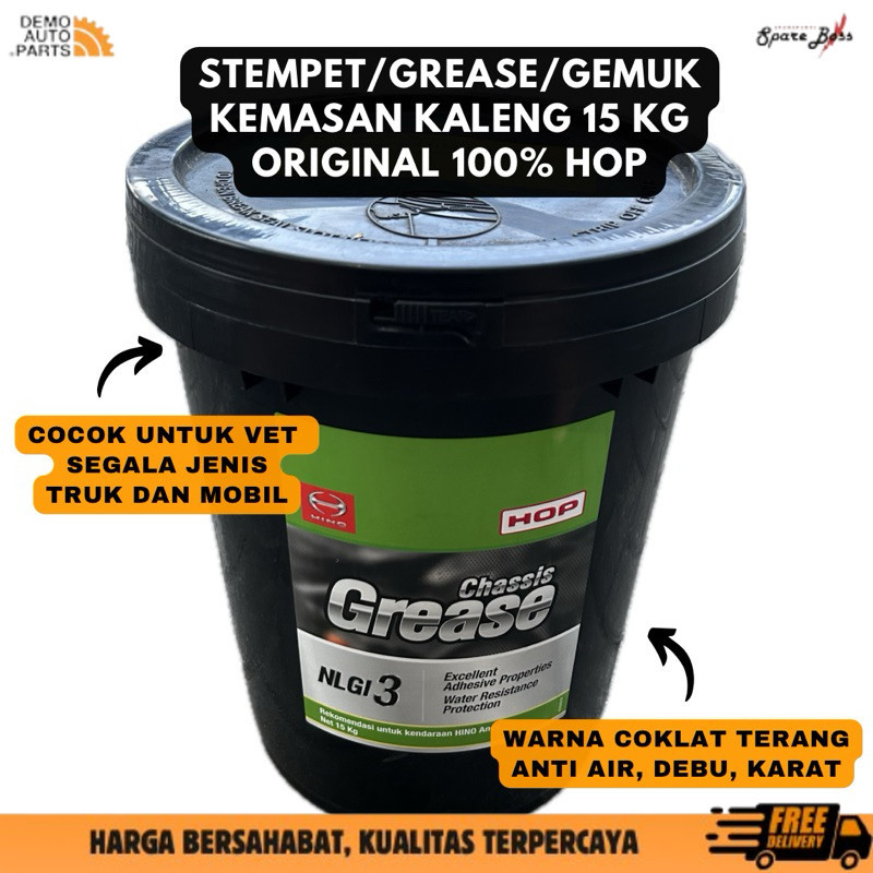 STEMPET ORIGINAL HINO / GEMUK PELUMAS GREASE HOP VET SASIS TRUK