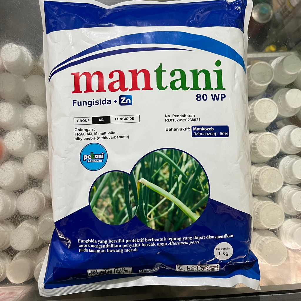 FUNGISIDA+ZN MANTANI BIRU 80 WP 1 KG