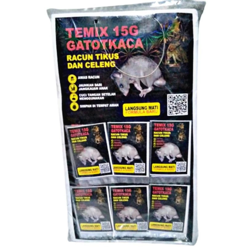 Racun Tikus & Babi Hutan TIMEX Renteng GATOTKACA (isi 24pcs)