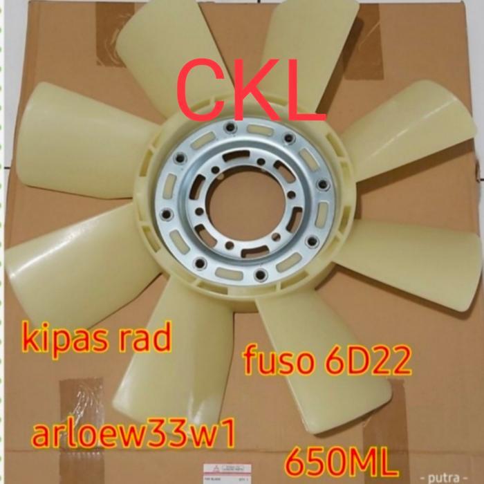 Kipas radiator /van blade fuso 6d22 Unggulan