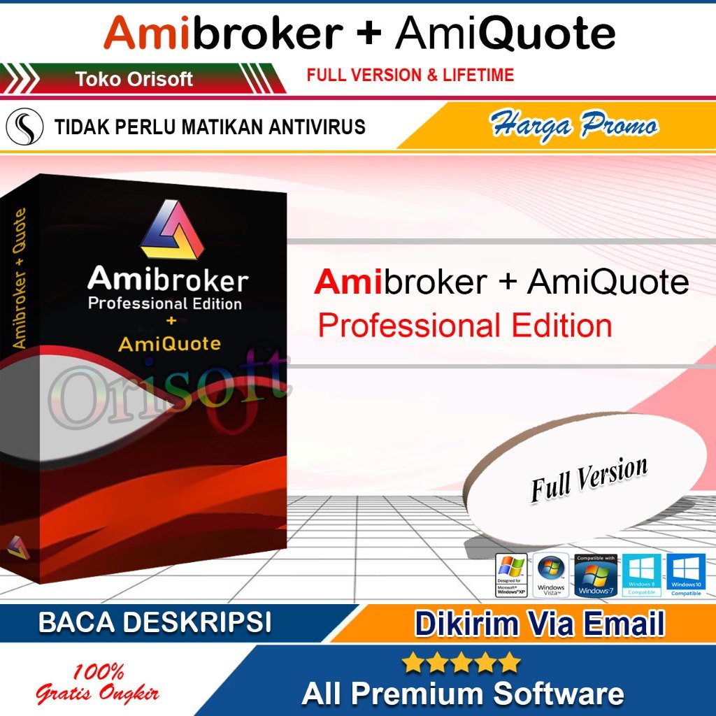 Amibroker 6.30 Professional + AmiQuote 3.31 Full Version Lifetime - Software Chart Saham Terbaru