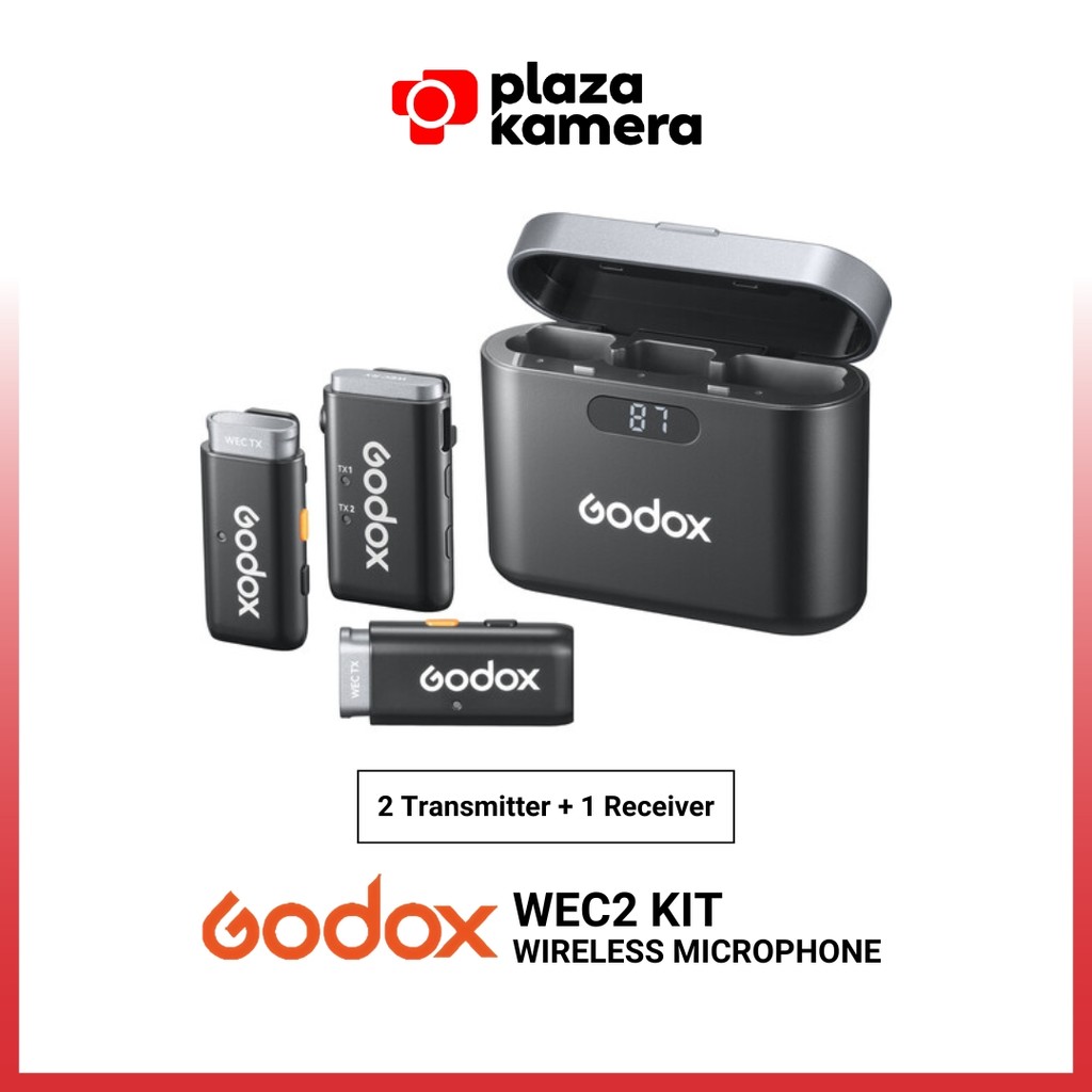 Mic Wireless Godox WEC 2 Kit Mic for Android & Iphone