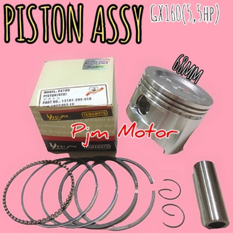 Yamamoto Gx160 Piston seher komplit mesin pengerak dan genset Ec2500 2000 2500 3000 watt