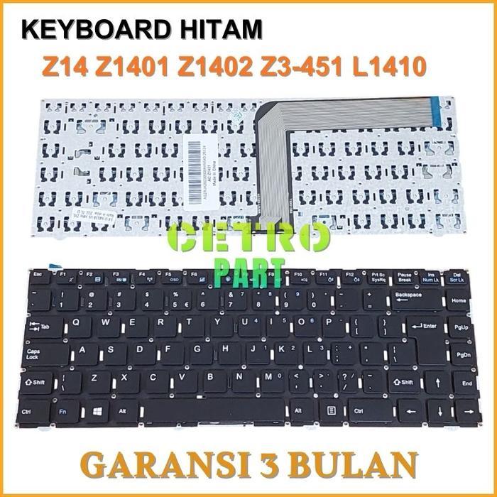 Keyboard Compatible With Z3 Z3-451 Z1401 Z1402 NEW SERIES - CETRO