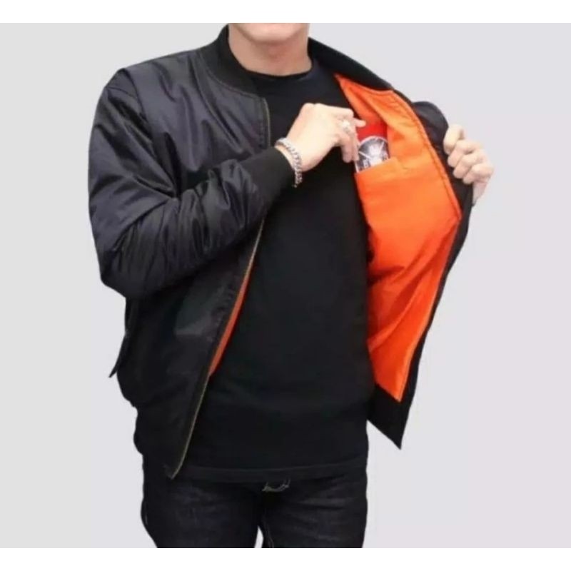 (wow05) Jaket Bomber Pria Parasut Scott Puma Ori