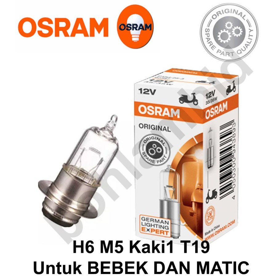 BOHLAM MOTOR OSRAM ORIGINAL BEBEK, MATIK TERMURAH