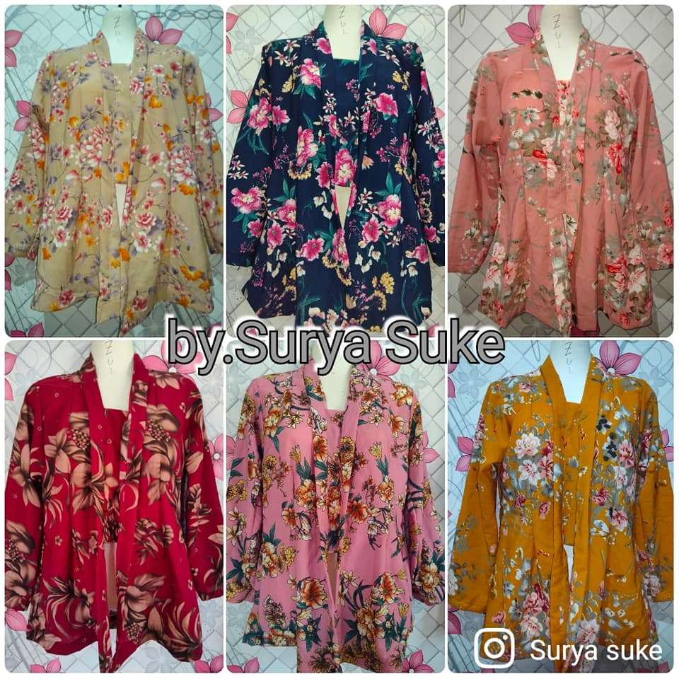 BAJU KEBAYA NENEK JADUL / KEBAYA MOTYF BUNGA / KEBAYA KARTINI