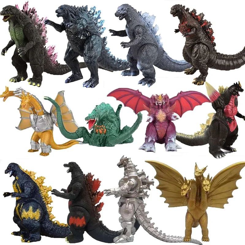 Mainan Anak Monster Godzilla Mecha king ghidorah