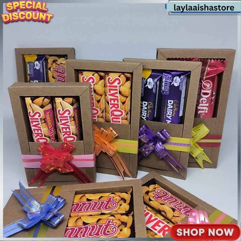 TERLARIS Hampers Coklat mini Silverqueen | Kado ulangTahun Coklat | Kado Valentine Coklat Silverquee