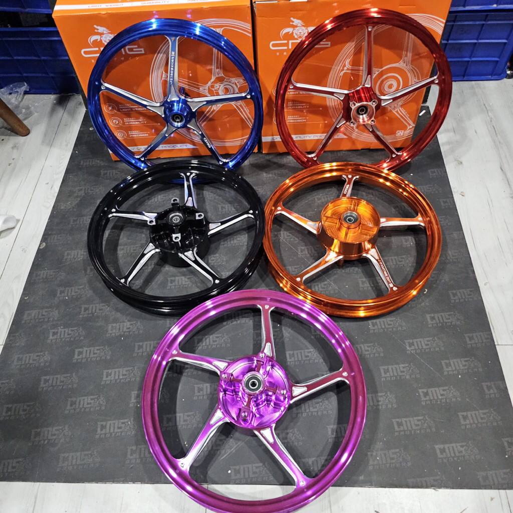 Velg Velek Racing CNC 511 P5 R17 Honda Supra Sonic GTR 150