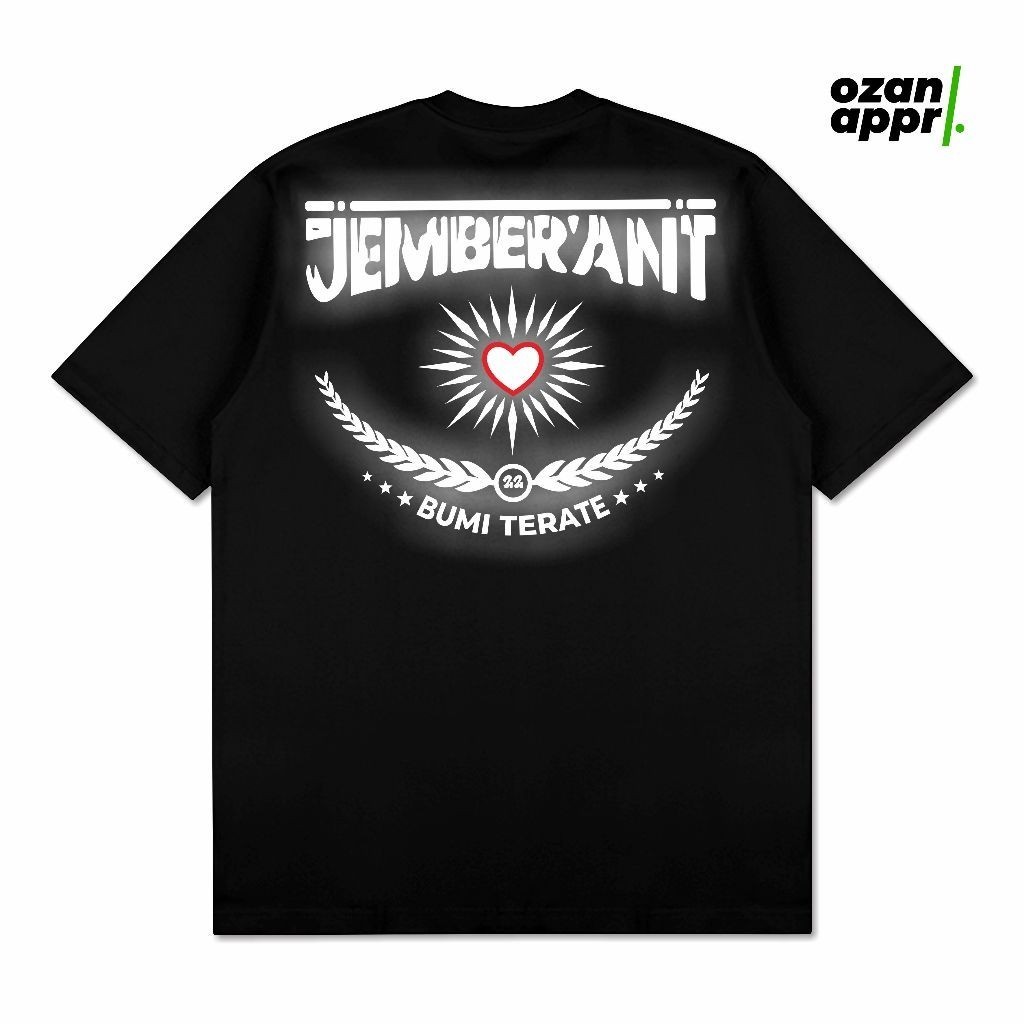 COD Ozan Apparel - T-Shirt Kaos Jember'ant PSHT 1922 Reflektive Menyala
