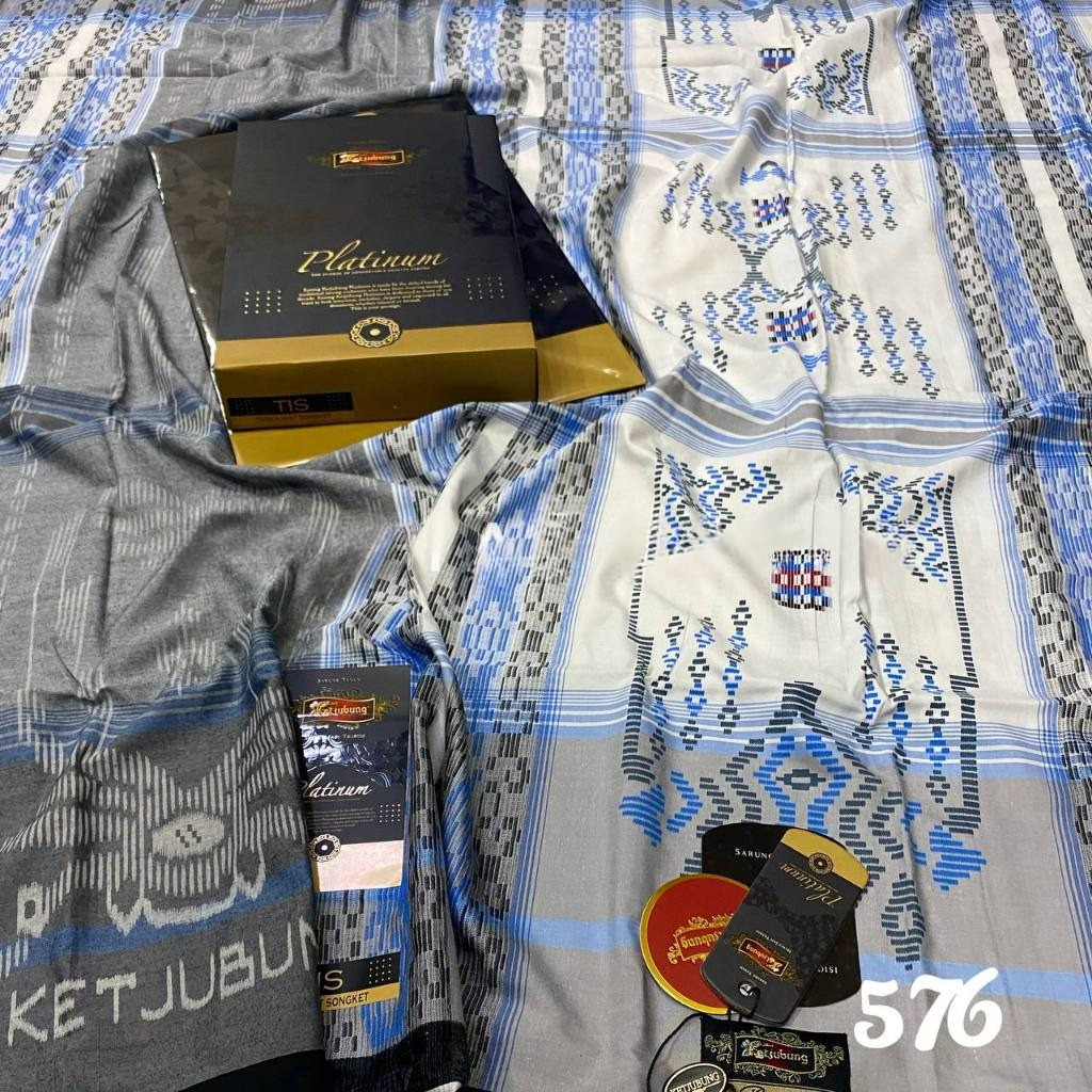 SARUNG KETJUBUNG PLATINUM GOLD ORI TIS DIS JSG JGN GSI JSK DPS FREE PAPER BAG ORI // Sarung Ketjubun