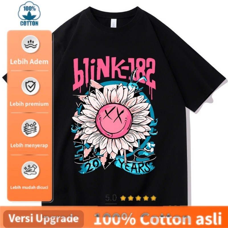 Kualitas Premium, Cocok untuk Pria dan Wanita Blink182 20 Years Tour Shirt Blink182 Merch Blink182 R