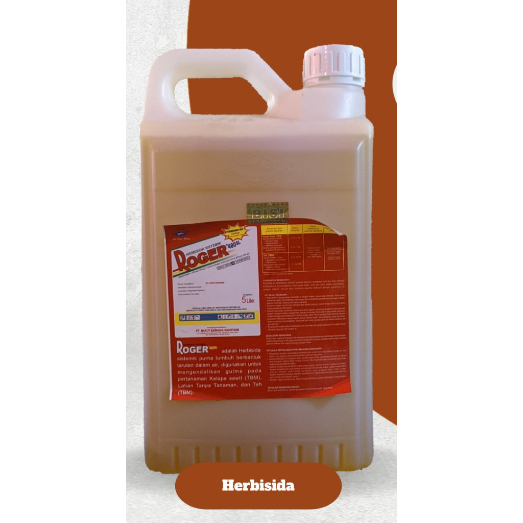 Herbisida ROGER 480 SL Kemasan 20 Liter Obat Pembasmi Rumput Cap Kapal Terbang