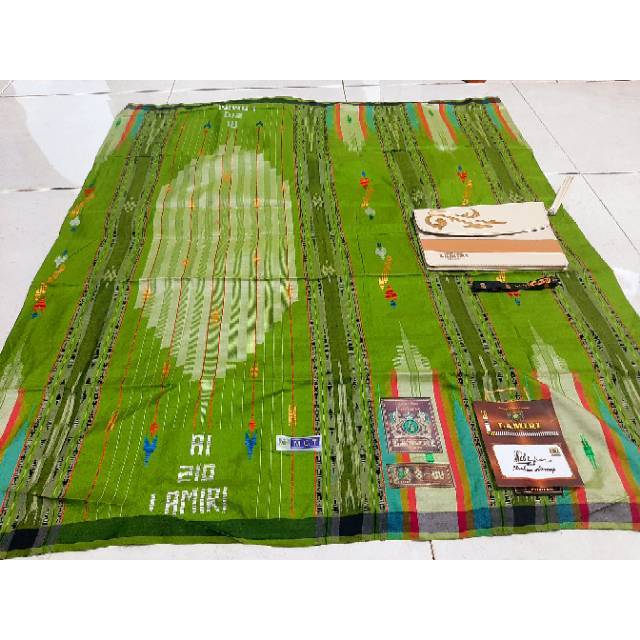 SARUNG LAMIRI MODEL SGT 210 FULL SUTERA SUPER HALUS BENANG DOUBLE JAHIT TENGAH SULAM TANGAN