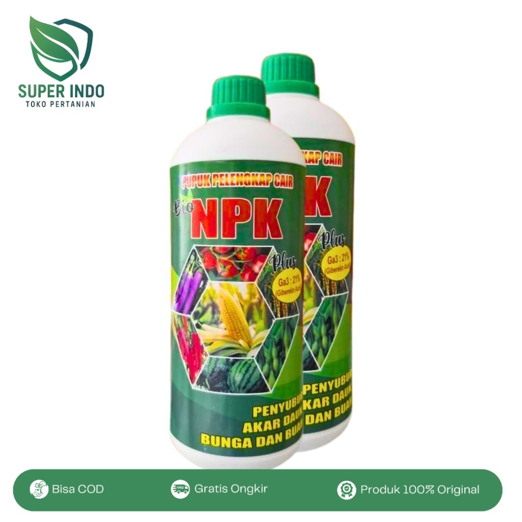 Pupuk Pelengkap Cair BIO NPK Plus 1 Liter Nutrisi Lengkap Untuk Tanaman
