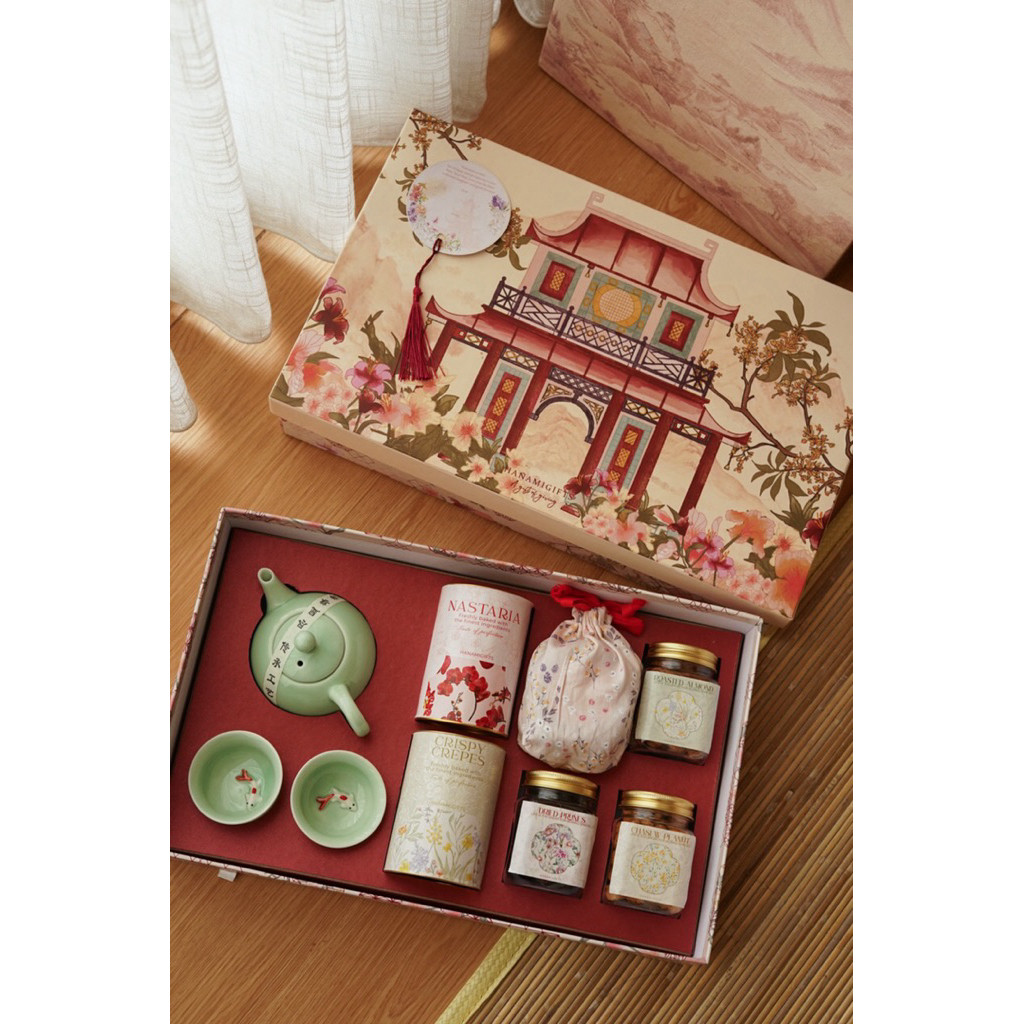 LILY - hampers imlek 2026/hampers sincia/imlek hampers/hampers cny/hampers tea pot/tea pot set/paket