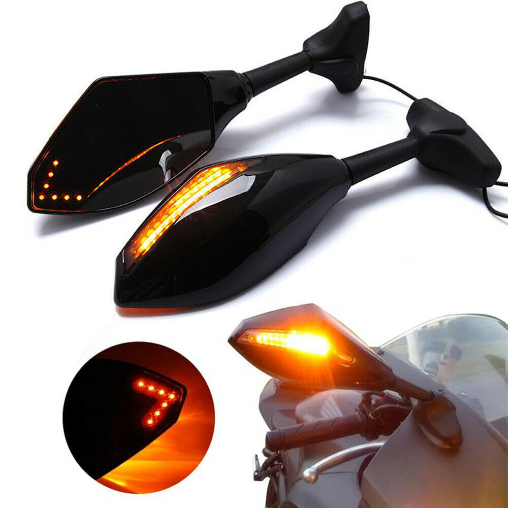 Spion Balap Dengan Lampu Sein LED Untuk Yamaha YZF R15 R25 R3 R1 R6 YZF600 YZF1000