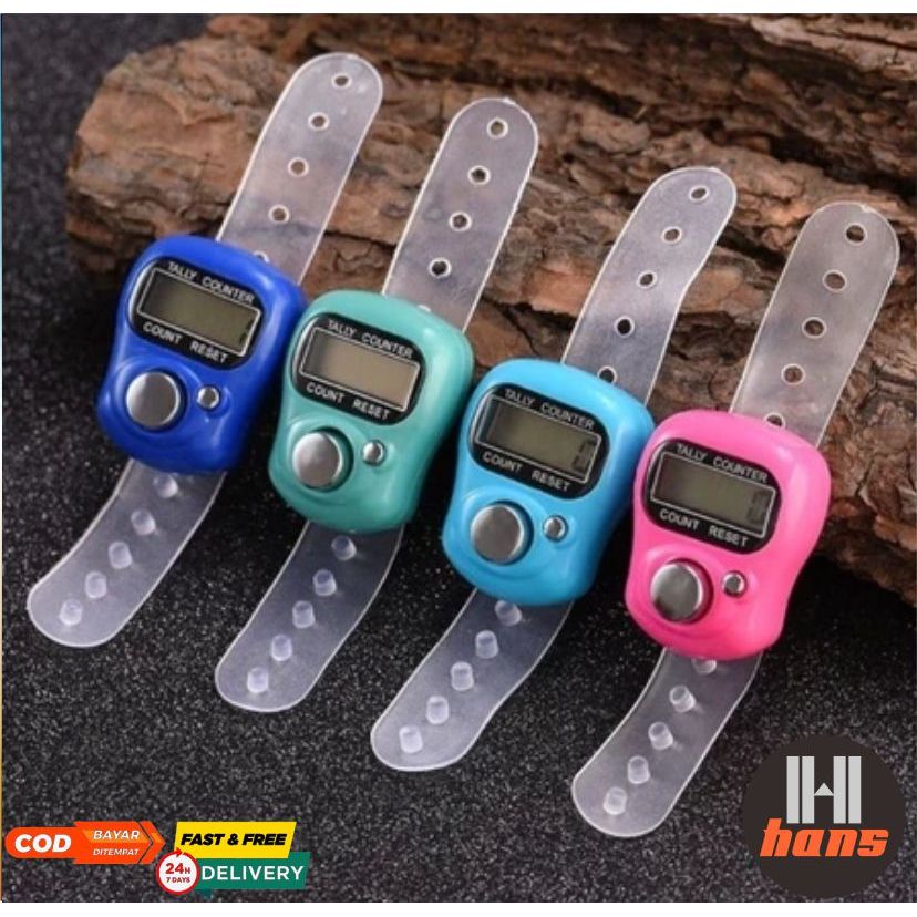 Counter Penghitung Tasbih Digital Jari Konter Hitangan Dzikir Wirid