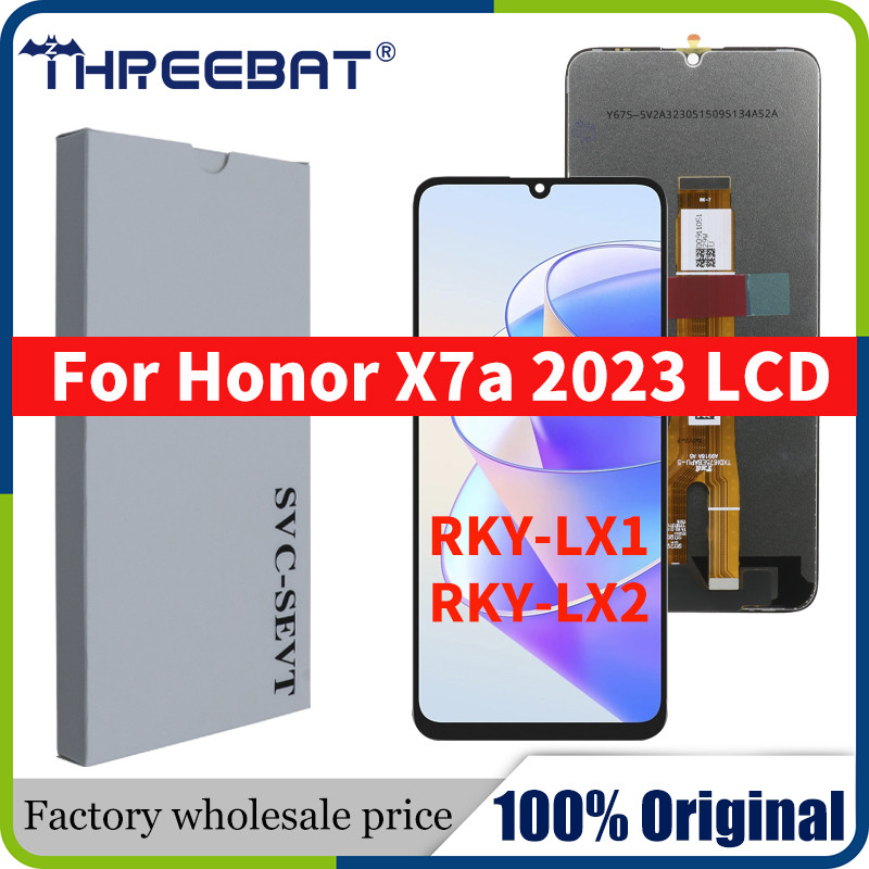 6.75“ Original For Huawei Honor X7a LCD For Honor X7a RKY-LX2 LCD splay With Frame Tou gitizer Scree