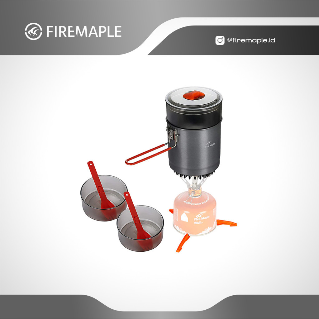Nesting Camping Firemaple Island Cooking Set Nesting Kukus Rebus Camping Portable Nesting Set Lengka