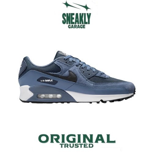 Sepatu Nike air max 90 diffused blue nvay fd0664-400  Sneakers Unisex
