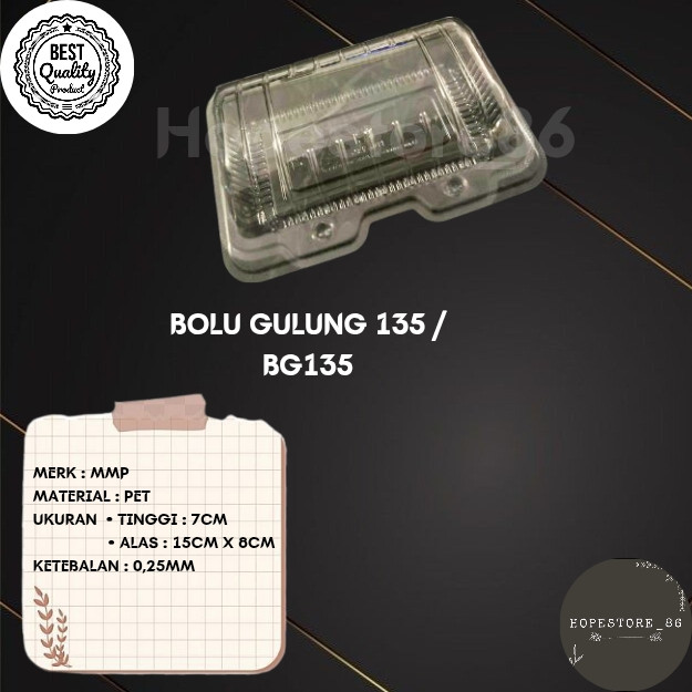 [LW] [50pc] MIKA BOLU GULUNG MINI UKURAN 15cm ISI 50 PCS / MIKA BG 135 / MIKA BOX KOTAK / TEMPAT BRO