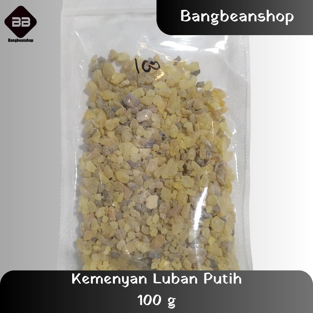Kemenyan Arab Luban Putih 100g Harum Wangi Pengharum Dupa