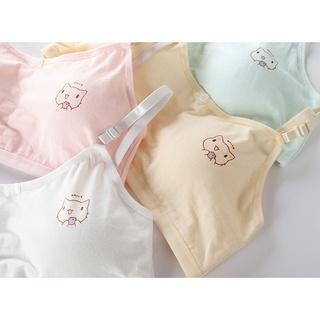BRA546 Miniset Anak Remaja Pakaian Dalam Anak Cewek Miniset Katun Bra Anak Perempuan Fashion - PINK