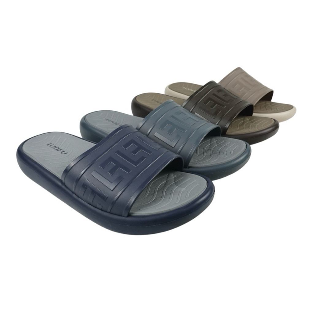 LUOFU Sendal Kokop Pria Jelly Karet EVA Motif FL E7208M-4WK [a02] Luofu Import