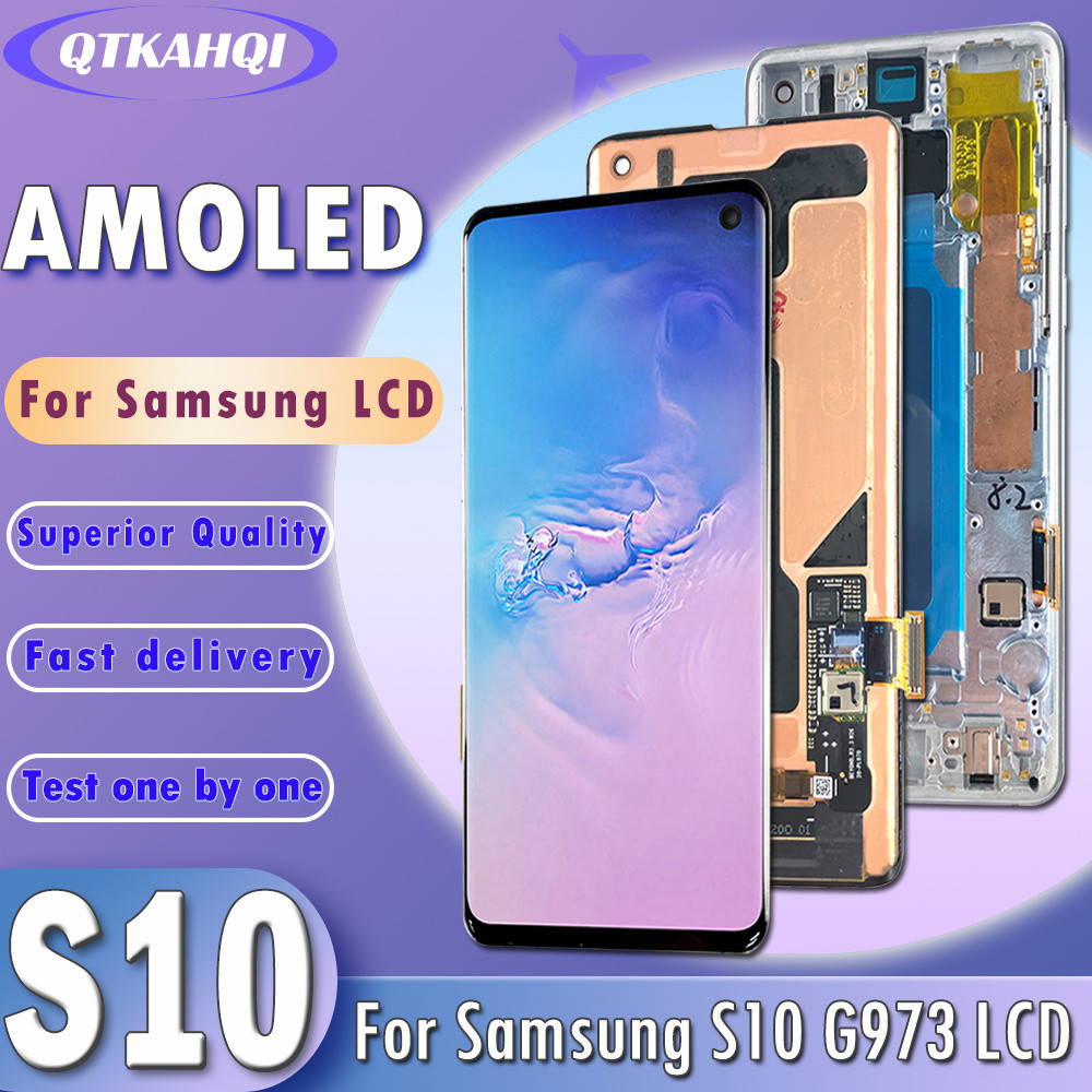 6.7" Dynamic AMOLED For Samsung S10 5G LCD splay Tou Screen gitizer Assembly For Samsung S10 5G G977