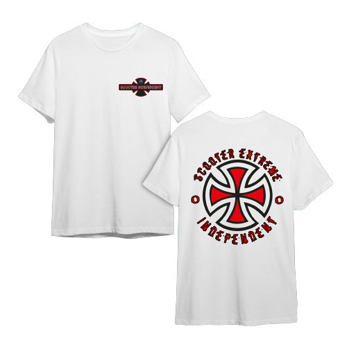 gaya Baju Vespa Extreme Independent/Kaos Scooter Pria Lengan Pendek