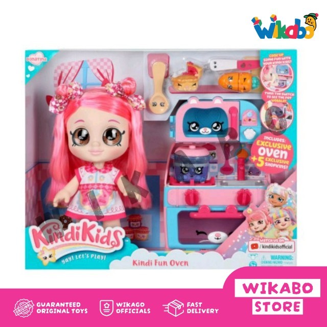 Kindi kids kindi fun oven playset donatina doll