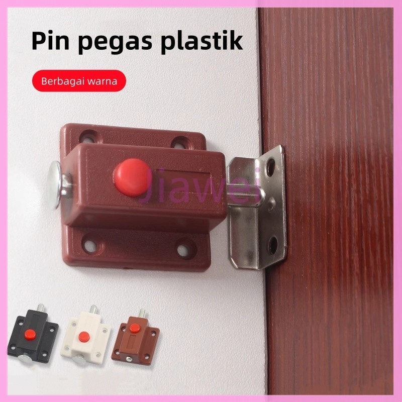 Jiawei Baut pegas plastik dengan mekanisme interlock / pintu lemari furnitur kecil silinder kunci lo