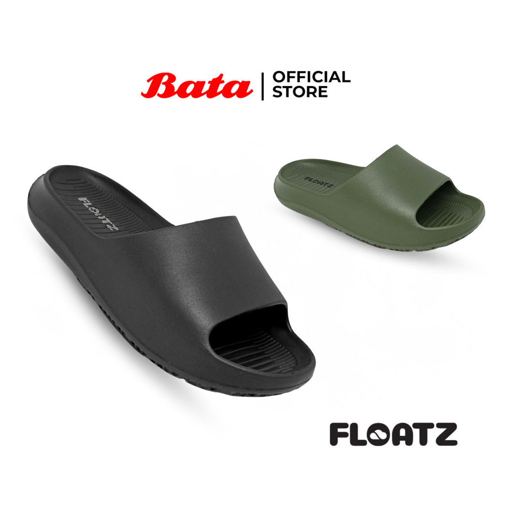 FLOATZ BY BATA - TERRANCE "Rubber" Sandal Slide Karet Pria