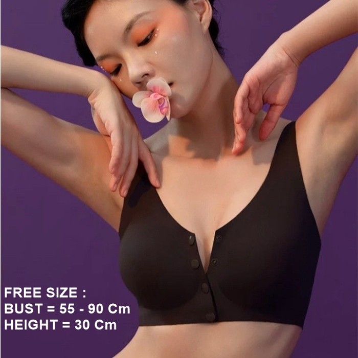 LU BRA BH KANCING DEPAN 2118 MENYUSUI | CUP C | SEAMLESS BIG SIZE PREMIUM