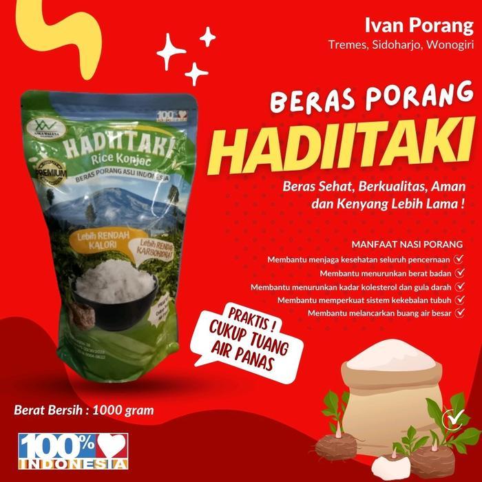 PROMO  Beras Porang Hadiitaki | Beras dari porang