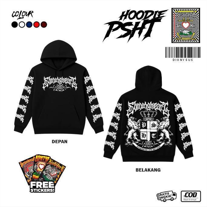 DIONYSUS CLOTH Jaket Hoodie Zipper PSHT Desain Terbaru Shiningheart Brotherhood Fashion Pria Wanita 