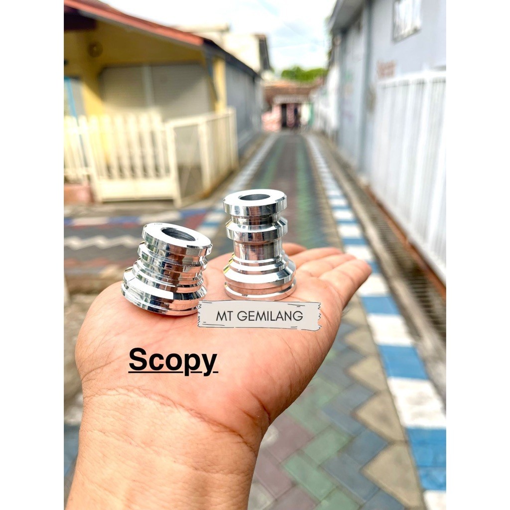 ￼2Pcs (Sepasang) Boshing Gearbox Vleg Scoopy Donat Ring 12 Upgrade Velg 14 16 17 Racing Atau VLeg Ja