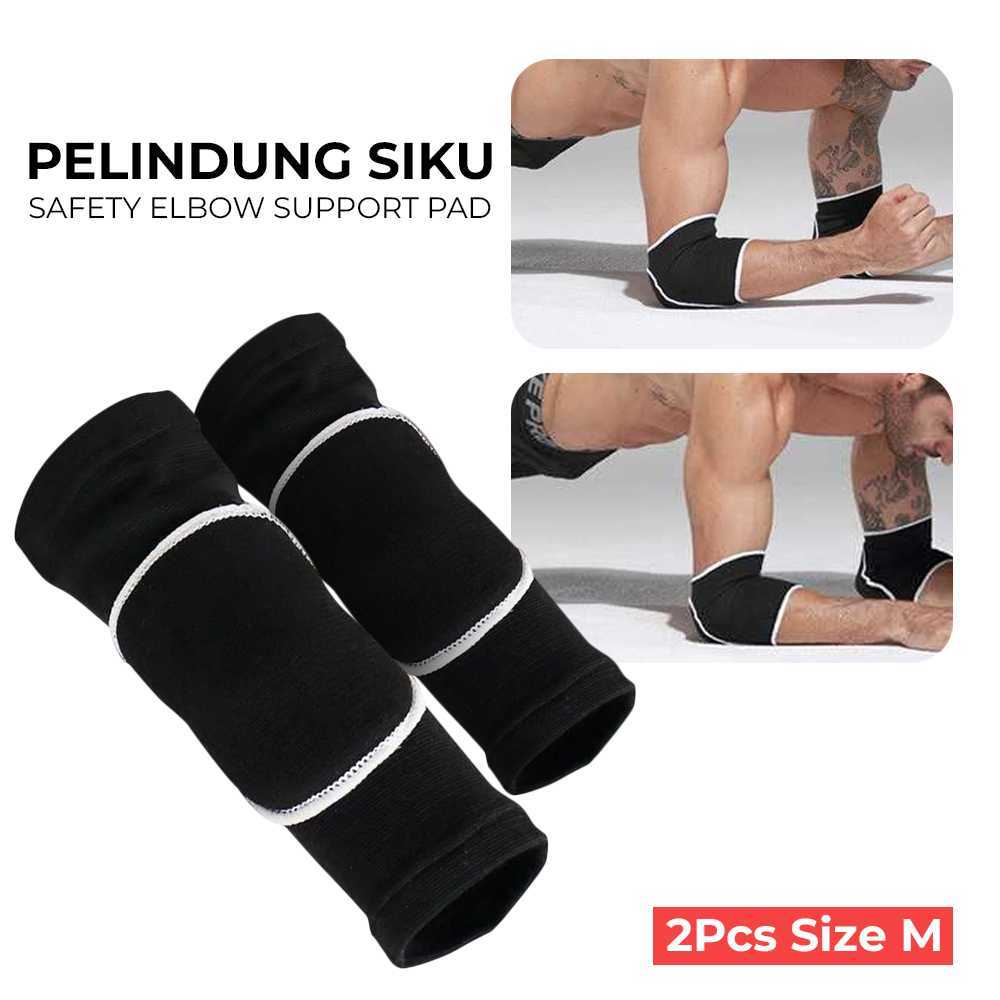 COD 2 Pcs Alat Deker Pelindung Siku Tangan Elbow Safety Support Pad Untuk Olahraga Gym Fitness Yoga 