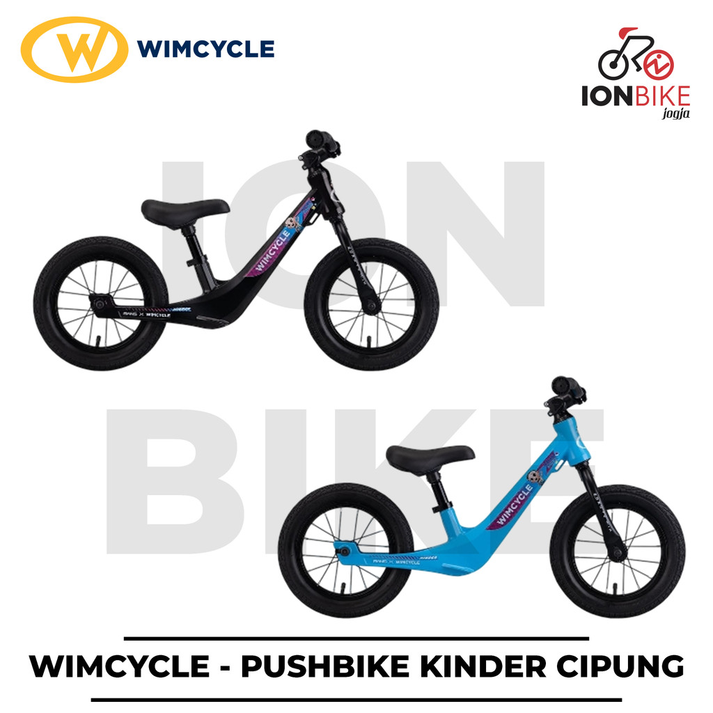 Pushbike Wimcycle KINDER CIPUNG Magnesium Frame - Balance Push Bike Wim Cycle Terbaru Ringan Murah S