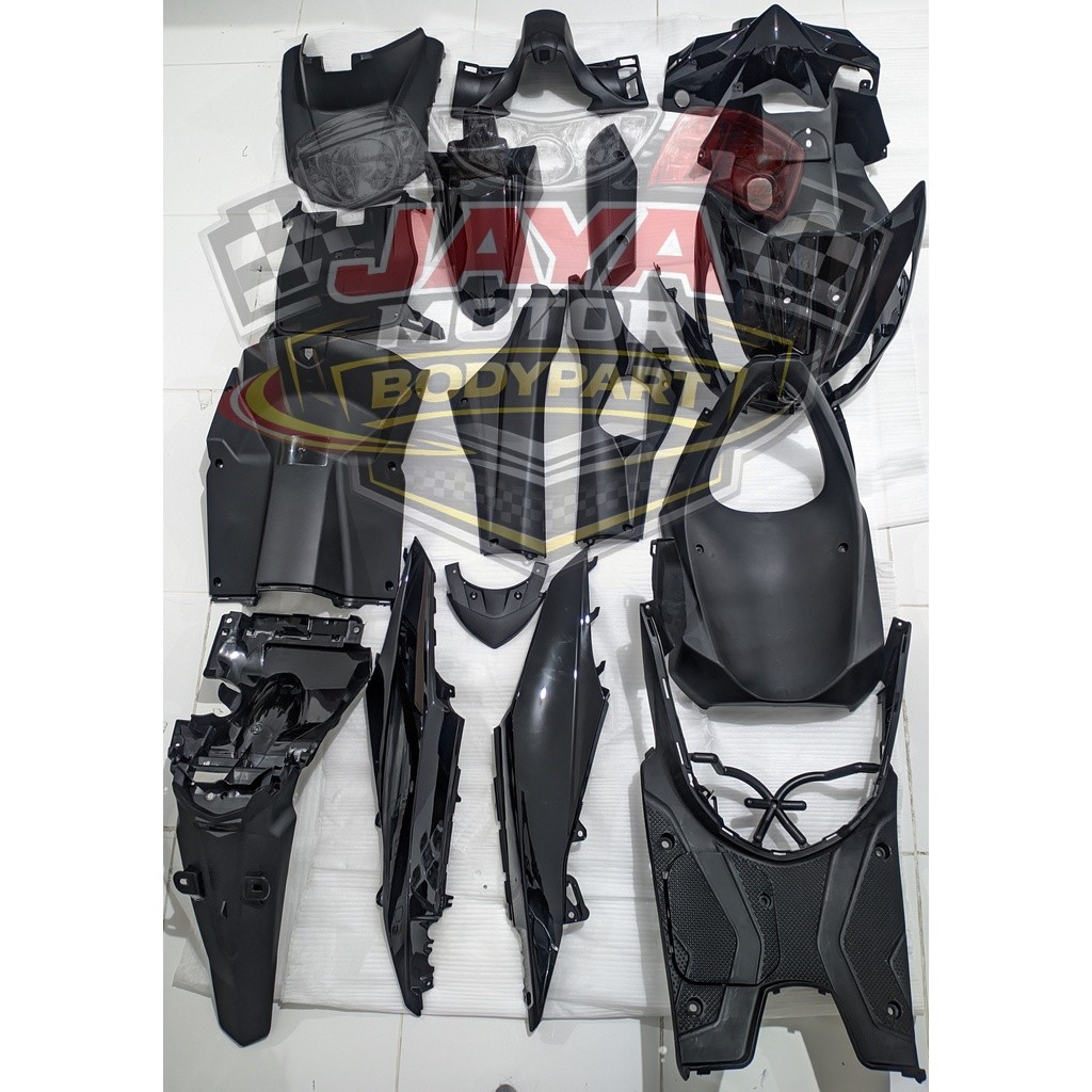 Full Body Beat FI CBS K25 2012 2013 2014 Hitam WIN | complete set bodi kasar halus motor honda injek