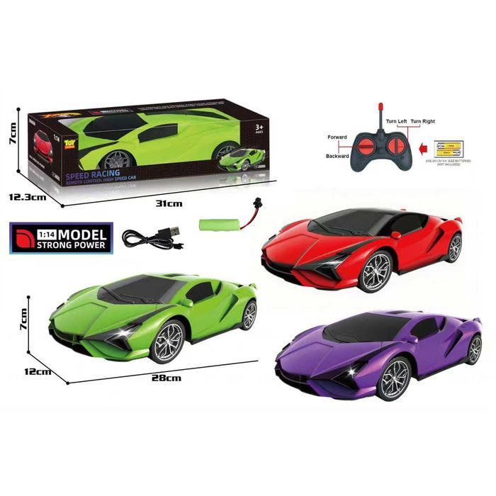PROMO DISKON Toy Studio Mainan Mobil JUMBO 28CM RC Remote Control Balap Drift Sport Car Lamborghini 