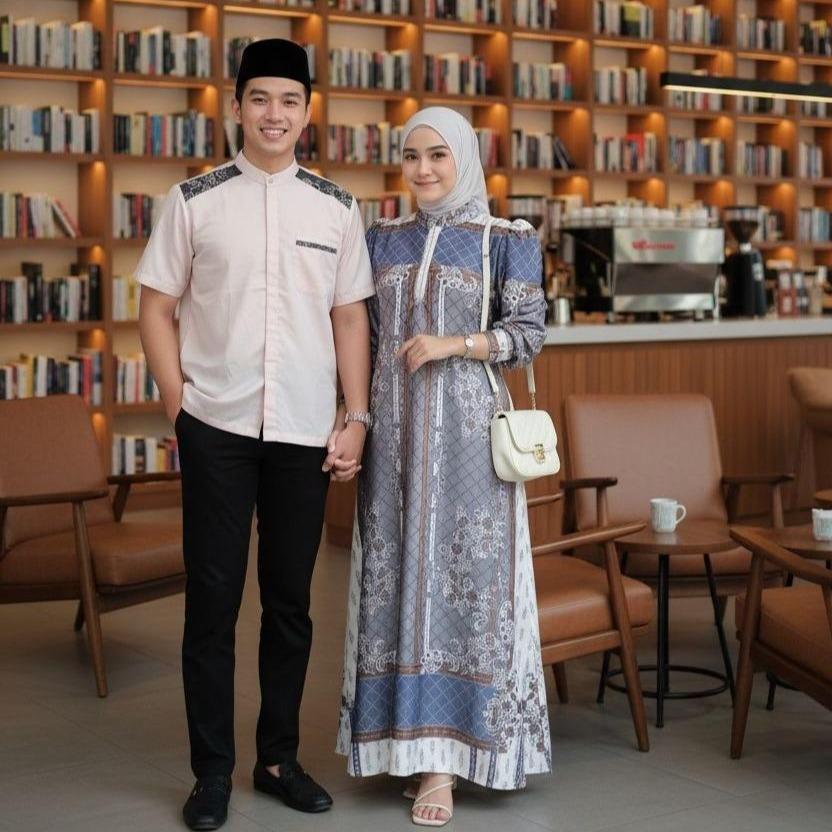 GIRLFASHIONSTORY ORIGINAL SET COUPLE ARUNA MAXI + KOKO