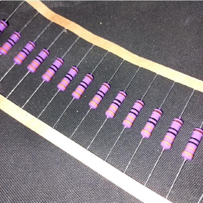 resistor 330r 2w ungu zero original japan R 330ohm 2 watt w 2watt 330 r ohm 2wat watt 2wat 1