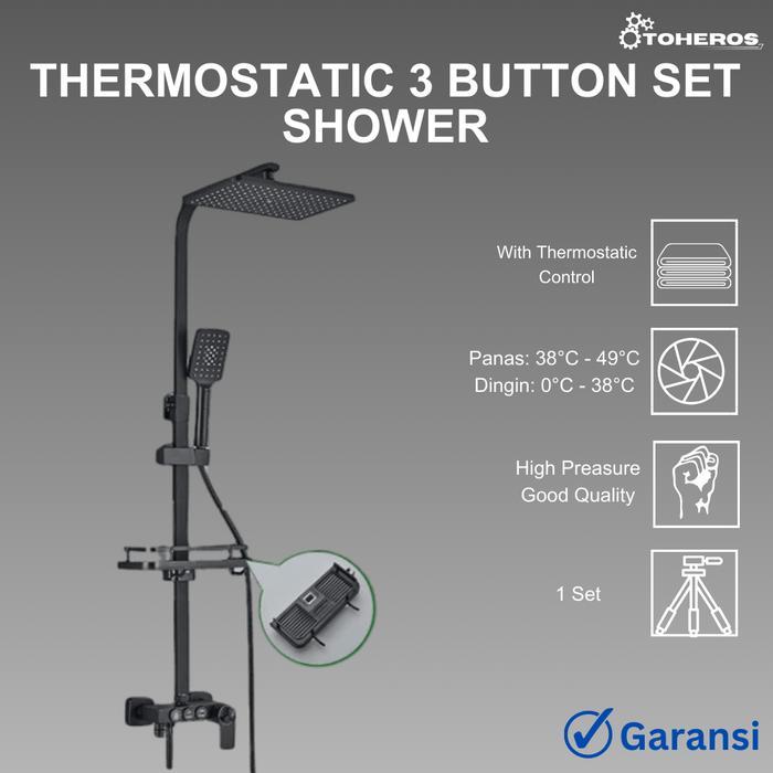 Set Shower Mandi Dinding Modern Wall Bathroom Shower