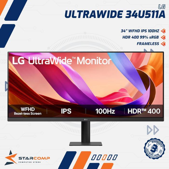 LG UltraWide 34U511A 34 Inch WFHD 100Hz Monitor LED